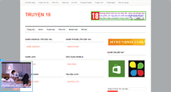 Desktop Screenshot of mtruyen18.com